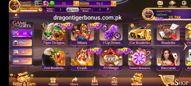Dragon Tiger Bonus Games Modes